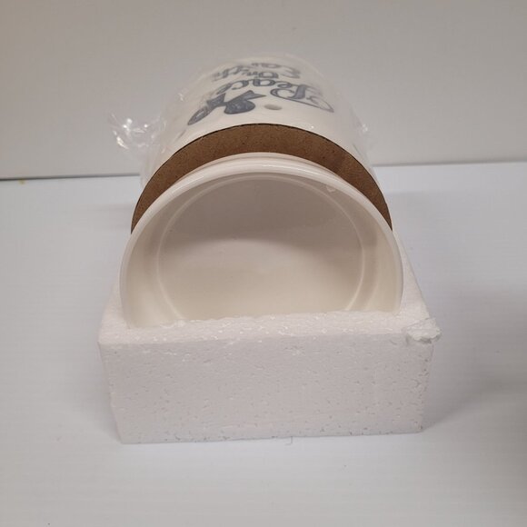 Ceramic Peace on Earth Wax Warmer Kirkland's Home Christmas Collection Bulb - Picture 3 of 5